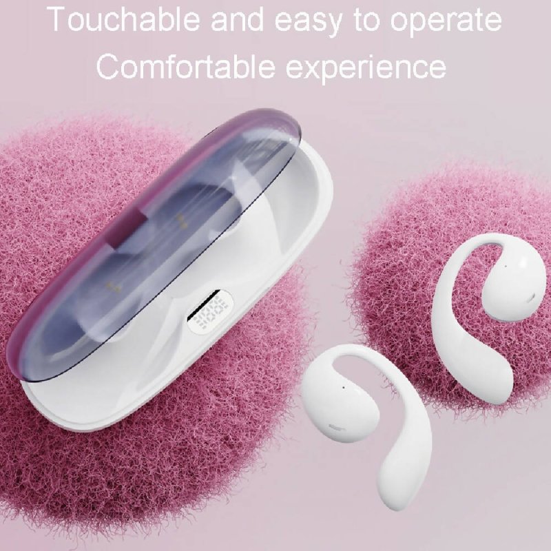 Open Sports Bluetooth Earphones On-Ear Long Life Wireless Earphones(Black) Secondary image