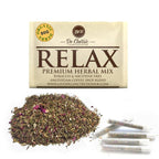 Organic Herbal Smoke Mix (RELAX) 100% Nicotine & Tobacco Free, Smoked Or Mix with Your Own (80grams) - Herbal smoke - British D'sire