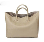 Oversized Leather Bag - Leather Bag - British D'sire