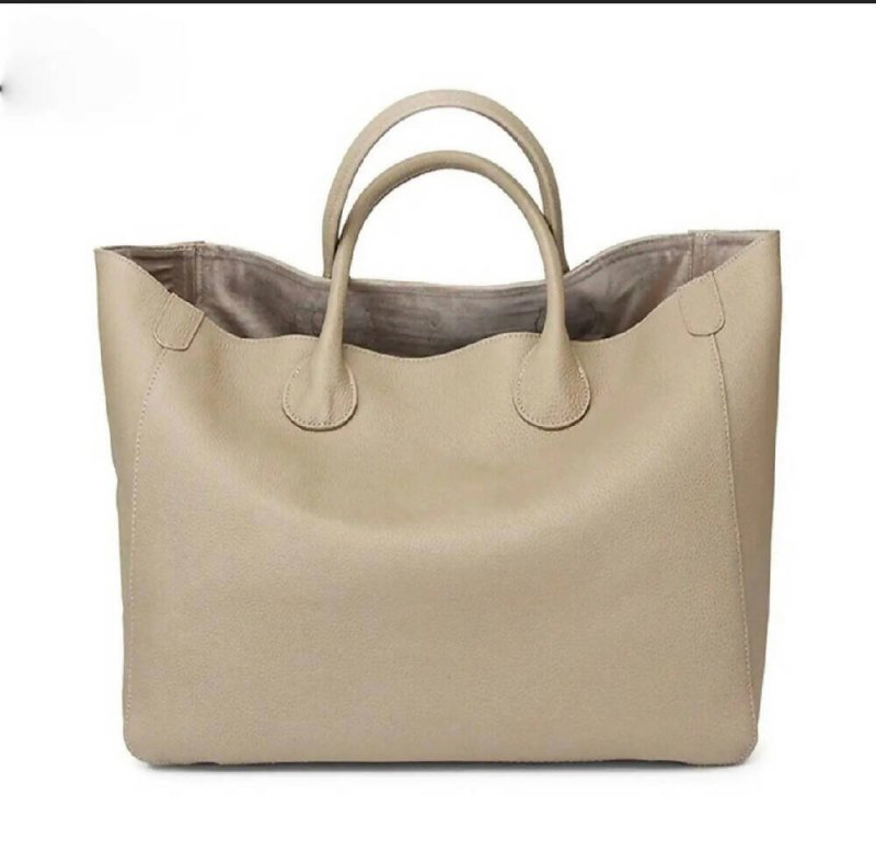 Oversized Leather Bag - Leather Bag - British D'sire