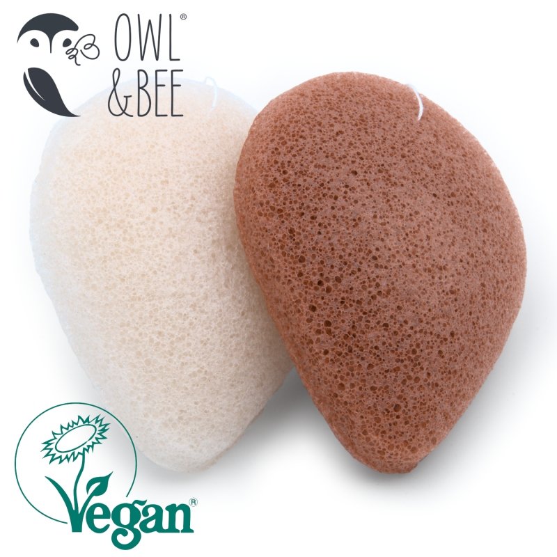 Owl & Bee For All Hair Types & Skin Shampoo, Conditioner, Body Scrub, Facial Cleansing Bar Bundle With Selective skin type Konjac Sponges - Skin Care Kits & Combos - British D'sire