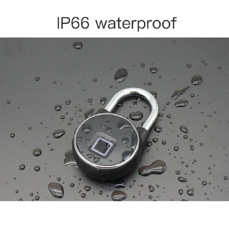 P22+ Waterproof Fingerprint Padlock with Cellphone APP Control & Low Battery Alarm - Fingerprint Padlock - British D'sire