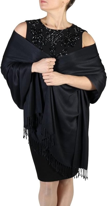 Pashmina Shawls and Wraps for Ladies - Perfect Evening & Wedding Accessory for Women - British D'sire