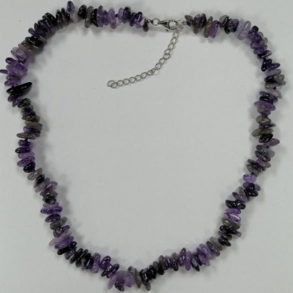 Pearlz Gallery 925 Sterling Silver Amethyst Lobster Knotted Necklace - Necklaces & Pendants - British D'sire