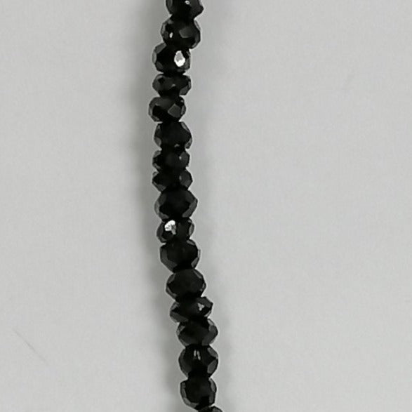 Pearlz Gallery 925 Sterling Silver Black Spinel Necklace - Necklaces & Pendants - British D'sire