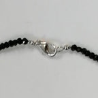 Pearlz Gallery 925 Sterling Silver Black Spinel Necklace - Necklaces & Pendants - British D'sire
