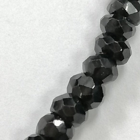 Pearlz Gallery 925 Sterling Silver Black Spinel Necklace - Necklaces & Pendants - British D'sire