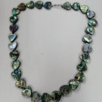 Pearlz Gallery 925 Sterling Silver Ladies Abalone Knotted Necklace - Necklaces & Pendants - British D'sire