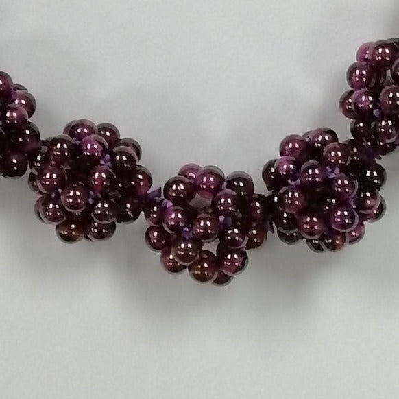 Pearlz Gallery 925 Sterling Silver Rhodolite Garnet Necklace - Necklaces & Pendants - British D'sire