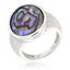Pearlz Gallery Abalone Shell Oval 6.40 Grams Ring - Jewelry Rings - British D'sire