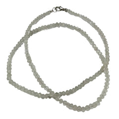 Pearlz Gallery Green Amethyst Graduated Faceted Rondelle Necklace - Necklaces & Pendants - British D'sire