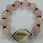 Pearlz Gallery Ladies 14mm Round Faceted Stretch Bracelet - Bracelets & Bangles - British D'sire