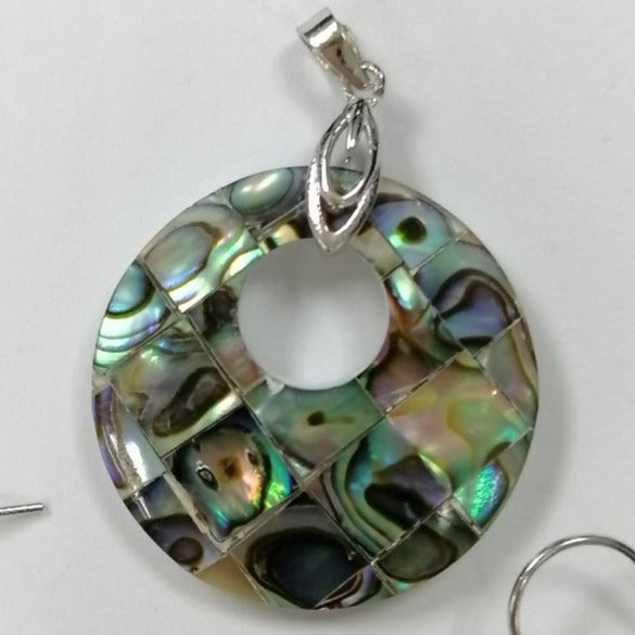 Pearlz Gallery Ladies Abalone Earring & Pendant Set - Earrings - British D'sire