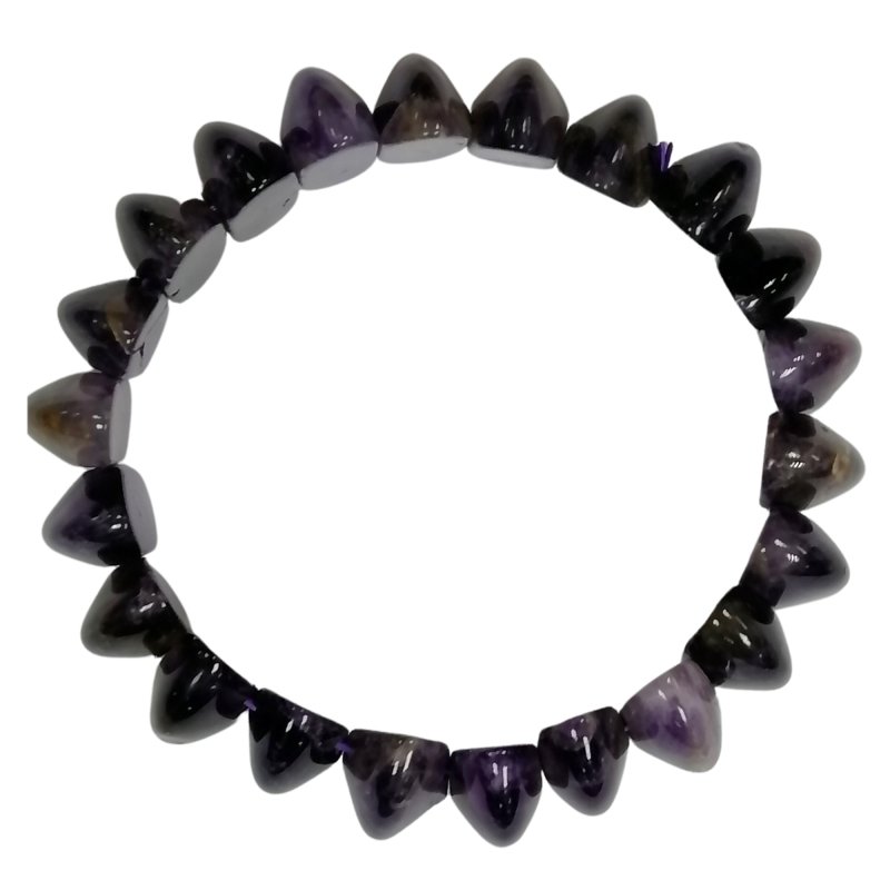 Pearlz Gallery Ladies Amethyst Stretch Marquise Bracelet - Bracelets & Bangles - British D'sire