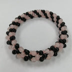 Pearlz Gallery Ladies Black Agate Knitted Bracelet - Bracelets & Bangles - British D'sire