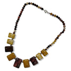 Pearlz Gallery Ladies Graduation Round Layout Mookite Necklace - Necklaces & Pendants - British D'sire
