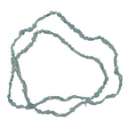 Pearlz Gallery Ladies Oval Aquamarine Knotted Necklace - Necklaces & Pendants - British D'sire