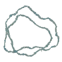 Pearlz Gallery Ladies Oval Aquamarine Knotted Necklace - Necklaces & Pendants - British D'sire