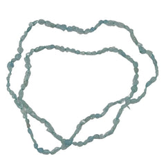 Pearlz Gallery Ladies Oval Aquamarine Knotted Necklace - Necklaces & Pendants - British D'sire