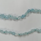 Pearlz Gallery Ladies Oval Aquamarine Knotted Necklace - Necklaces & Pendants - British D'sire