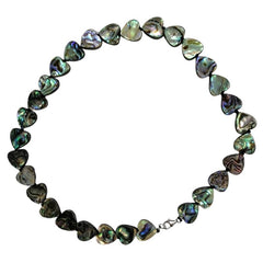 Pearlz Gallery Ladies Sterling Silver Abalone Knotted Necklace - Necklaces & Pendants - British D'sire