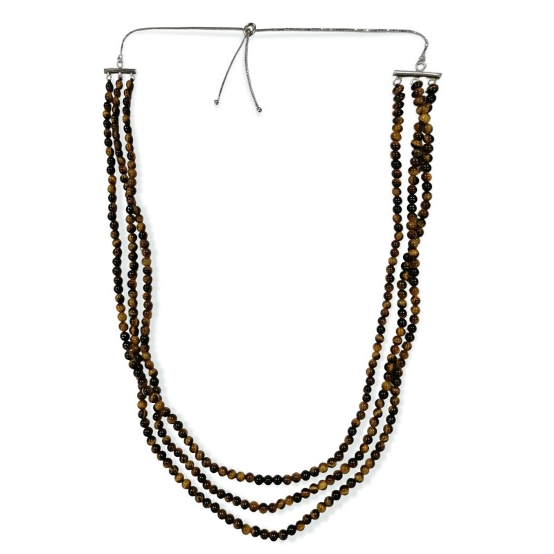 Pearlz Gallery Ladies Sterling Silver Charoite Roundell Chips Necklace - Necklaces & Pendants - British D'sire Main image