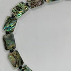 Pearlz Gallery Rectangle 14x20mm Black Onyx & Abalone Necklace - Necklaces & Pendants - British D'sire