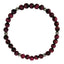 Pearlz Gallery Round Beads Maroon Tiger's Eye Bracelet - Bracelets & Bangles - British D'sire