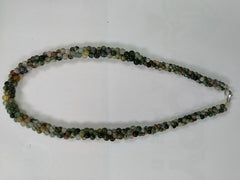 Pearlz Gallery Round Fancy Jasper 3 Lines Twisted Necklace - Necklaces & Pendants - British D'sire