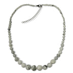 Pearlz Gallery Round White Howlite Graduation Necklace - Necklaces & Pendants - British D'sire