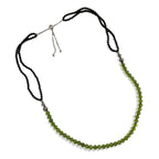 Pearlz Gallery Slider Chain Black Onyx & Peridot Necklace - Necklaces & Pendants - British D'sire