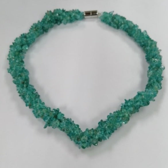 Pearlz Gallery SS 925 4 Row Twisted Necklace - Necklaces & Pendants - British D'sire