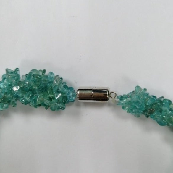 Pearlz Gallery SS 925 4 Row Twisted Necklace - Necklaces & Pendants - British D'sire