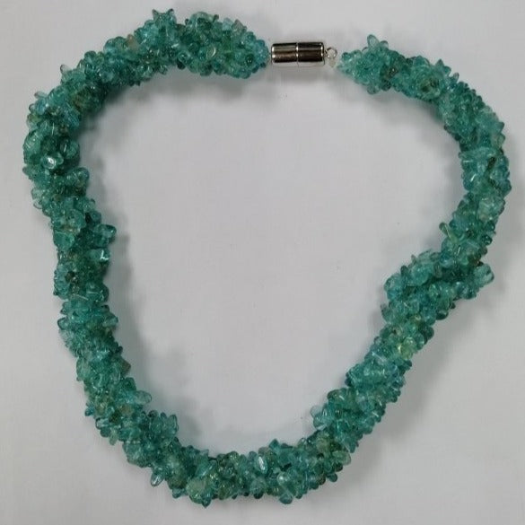 Pearlz Gallery SS 925 4 Row Twisted Necklace - Necklaces & Pendants - British D'sire