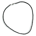 Pearlz Gallery Sterling Silver Black Spinel Necklace - Necklaces & Pendants - British D'sire