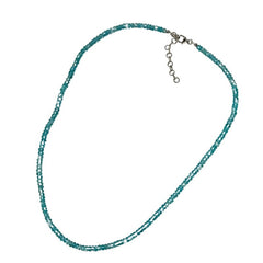 Pearlz Gallery Sterling Silver Blue Apatite Necklace - Necklaces & Pendants - British D'sire