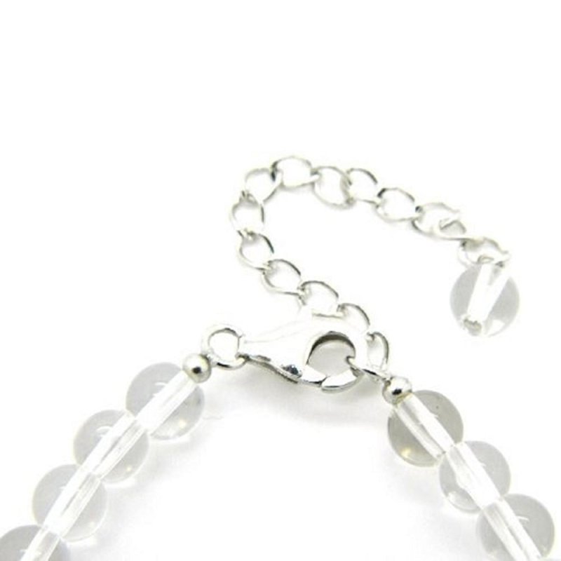 Pearlz Gallery Sterling Silver Ladies Round Crystal Bracelet - Bracelets & Bangles - British D'sire
