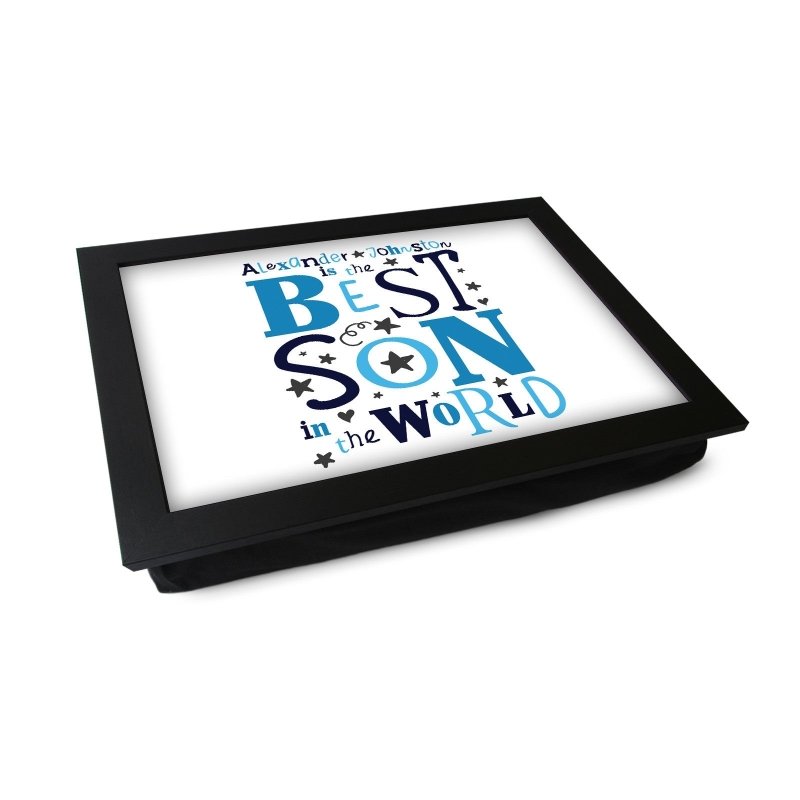 Personalised Best Son In The World Lap Tray - L0493 - Kitchen Tools & Gadgets - British D'sire