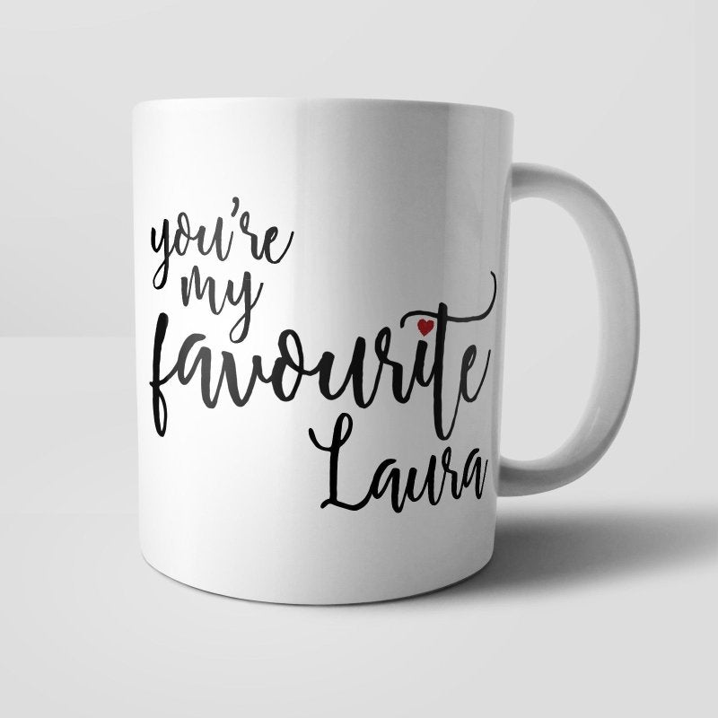 Personalised You're My Favourite Mug - M015 Secondary image