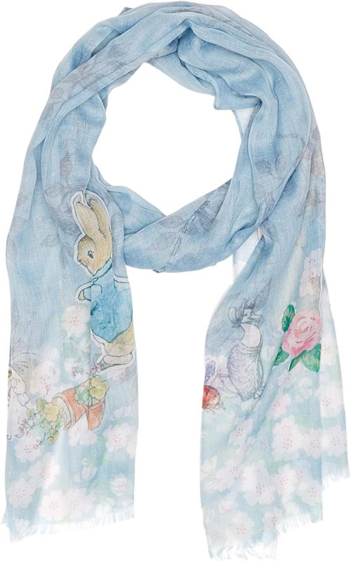 Peter Rabbit Scarf, Multi-Colour - Women's Accessories - British D'sire Main image