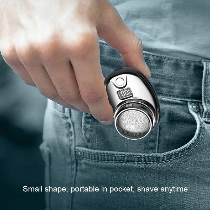 Portable Digital Razor Mini Washable Electric Shaver(Gradient Blue) - Electric Shaver - British D'sire