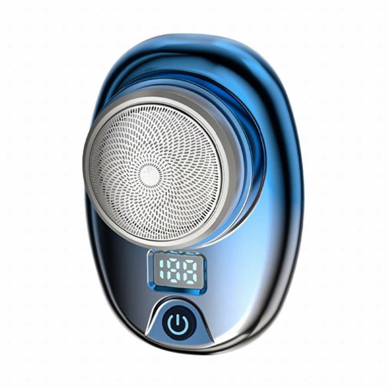 Portable Digital Razor Mini Washable Electric Shaver(Gradient Blue) - Electric Shaver - British D'sire