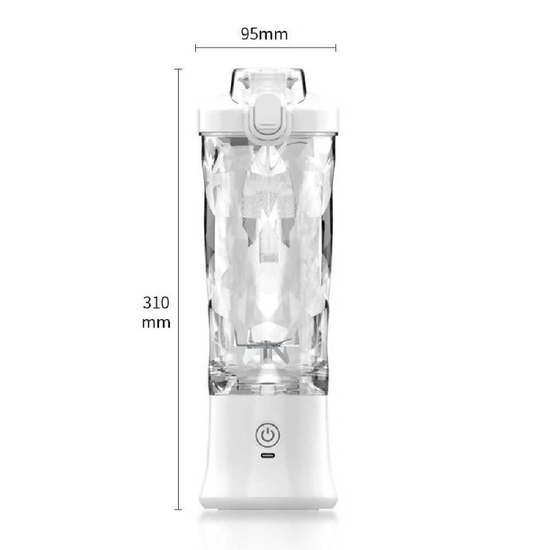 Portable Multifunctional USB Charging Juice Cup Mini Electrical Blender(Black) Secondary image