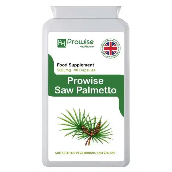 Prowise Saw Palmetto Men Ace 2500mg 90 Capsules | Suitable For Vegetarians & Vegans | Made In UK - British D'sire