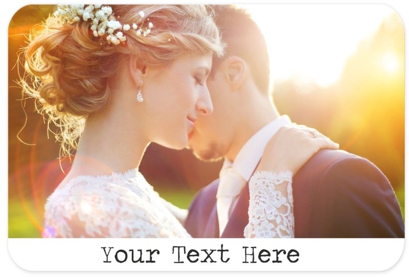 Pure Essence Greetings Aluminium Landscape Personalised Photo Wallet Card - Wallet Cards - British D'sire