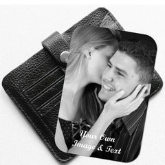 Pure Essence Greetings Aluminium Portrait Personalised Photo Wallet Card - Wallet Cards - British D'sire