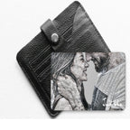 Pure Essence Greetings Aluminium Sketch Design Personalised Photo Wallet Card - Wallet Cards - British D'sire
