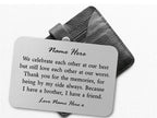 Pure Essence Greetings Brother and Friend Personalised Keepsake Wallet Card - Wallet Cards - British D'sire