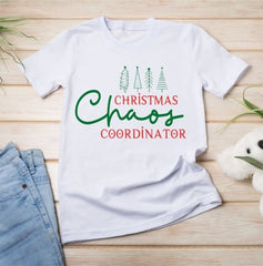 Pure Essence Greetings Christmas Coordinator Personalised Tshirt - Womens T-Shirts & Shirts - British D'sire