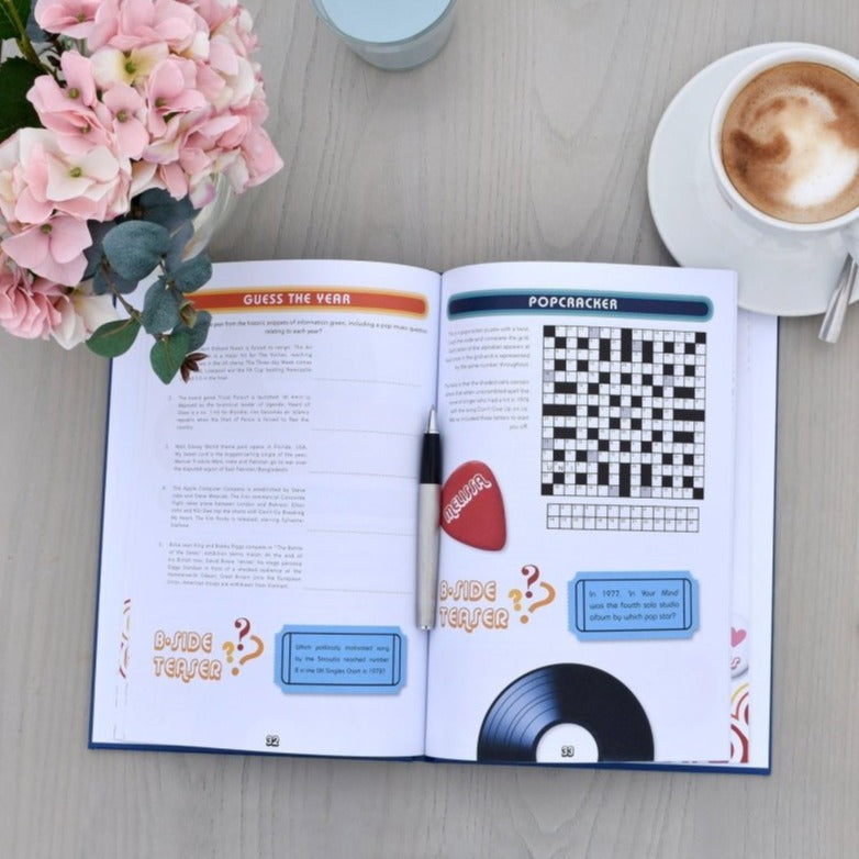Pure Essence Greetings Copy of Personalised 1970s Music Quiz Book - Learning & Education - British D'sire